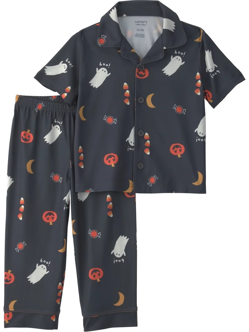 Carter's Child of Mine Baby and Toddler Halloween Pajama Set, 2-Piece, Sizes 12M-5T | Walmart (US)