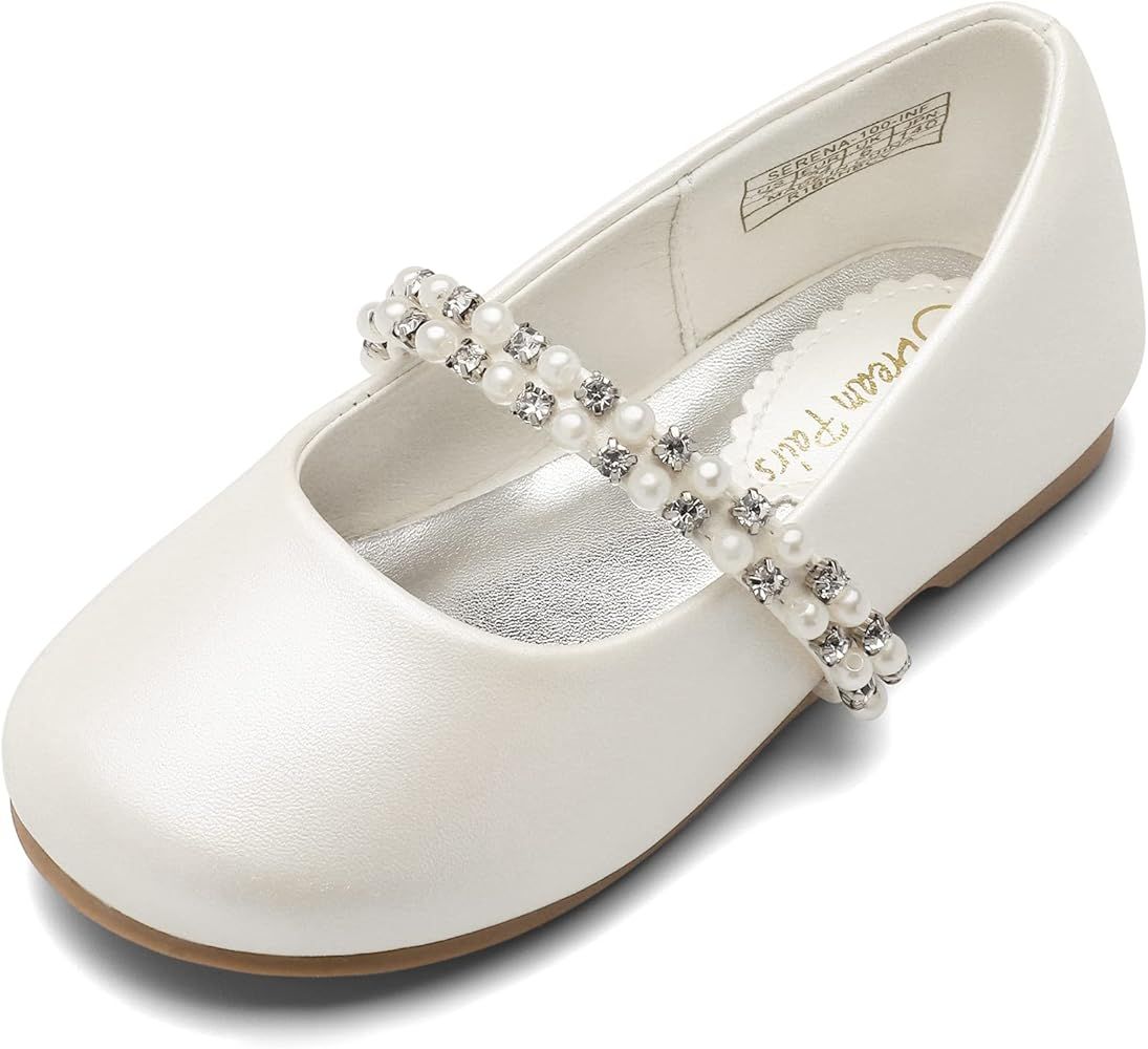 DREAM PAIRS Toddler Girl's Mary Jane Casual Slip on Ballerina Flats | Amazon (US)