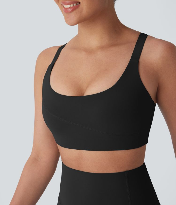 Halara UltraSculpt™ Medium Support  U Neck Workout Sports Bra A-C Cups | HALARA