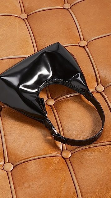 Baby Amber Black Semi Patent Leather Bag | Shopbop
