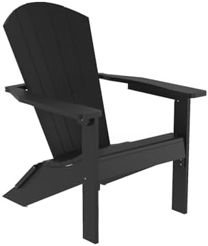Classic Adirondack Chair, Onyx – Durable HDPE, Recycled Plastic, All-Weather | Amazon (US)