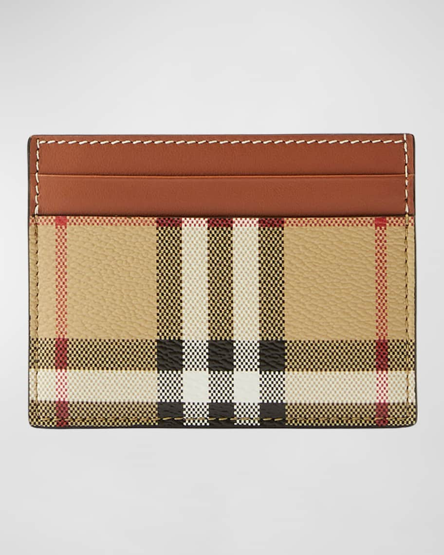 Sandon Check Card Holder | Neiman Marcus