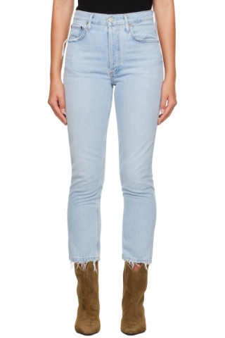 AGOLDE - Blue Riley Jeans | SSENSE