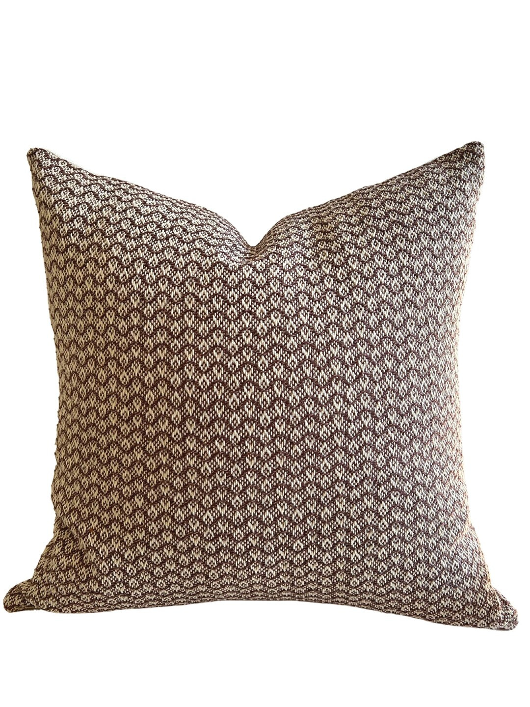 Crosby Brown Textured Pillow Throw Pillow Cover Schumacher 18x18, 20x20, 22x22 and 14x20 - Etsy | Etsy (US)