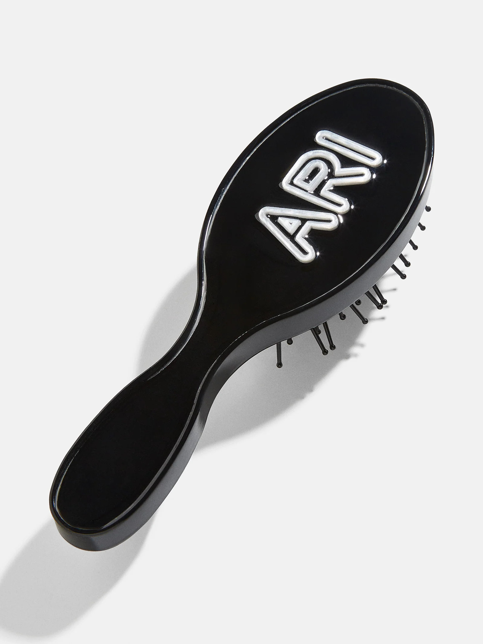 Mini Fine Line Custom Hair Brush - Black/White | BaubleBar