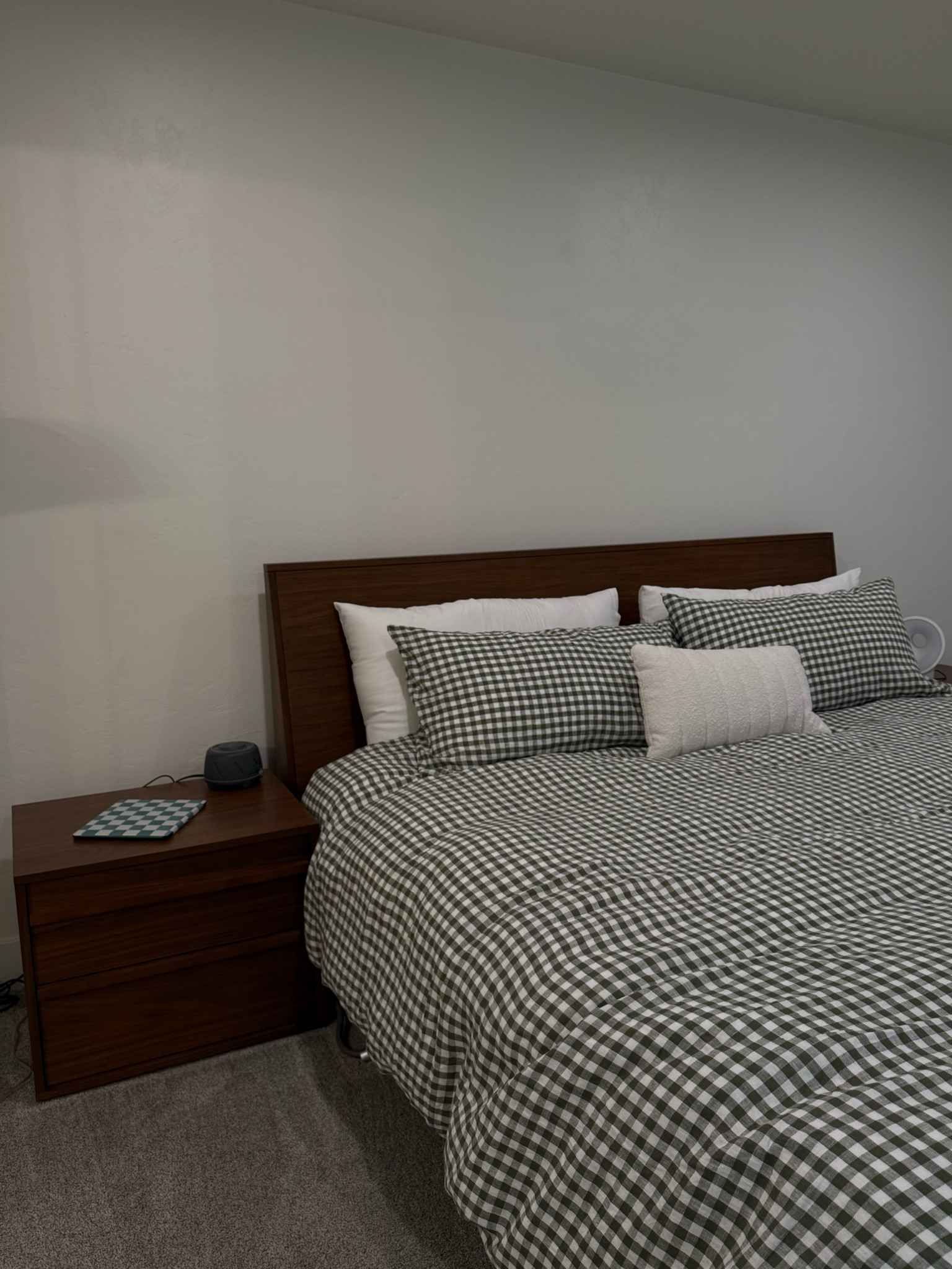 Our bed set and all new bedding!! This bedroom set from Castlery is such good quality!! With the green gingham duvet cover from Quince… ITS PERFECTT

#LTKHome #LTKSaleAlert