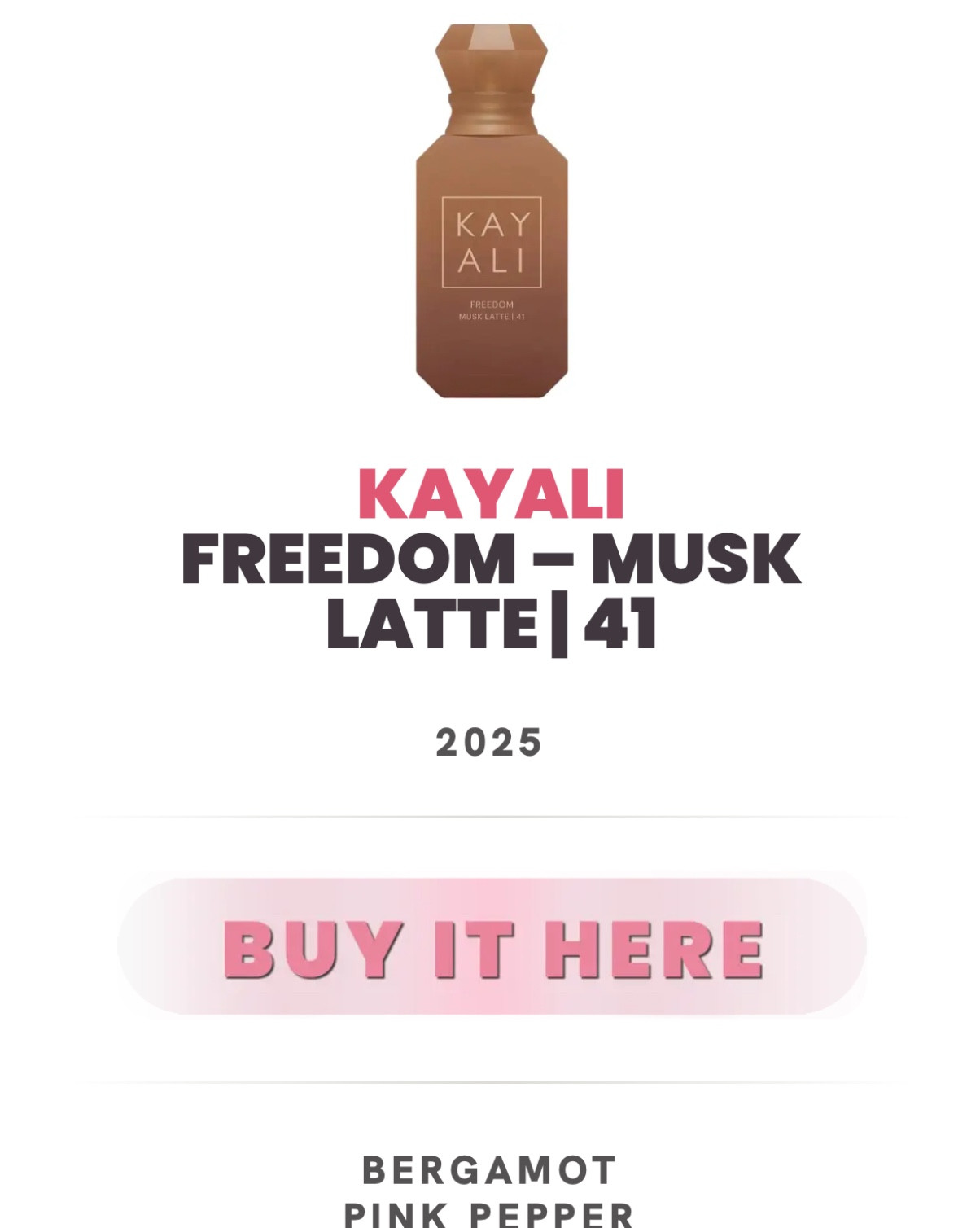 Once this drop is live I’ll be first in line to get the discovery set so I can give you my thoughts on each scent 😍.

Officially drops at Sephora November 16th!

#sephora #sephorasale #kayali #kayalifreedom #fragrance

#LTKStyleTip 

#LTKGiftGuide #LTKBeauty