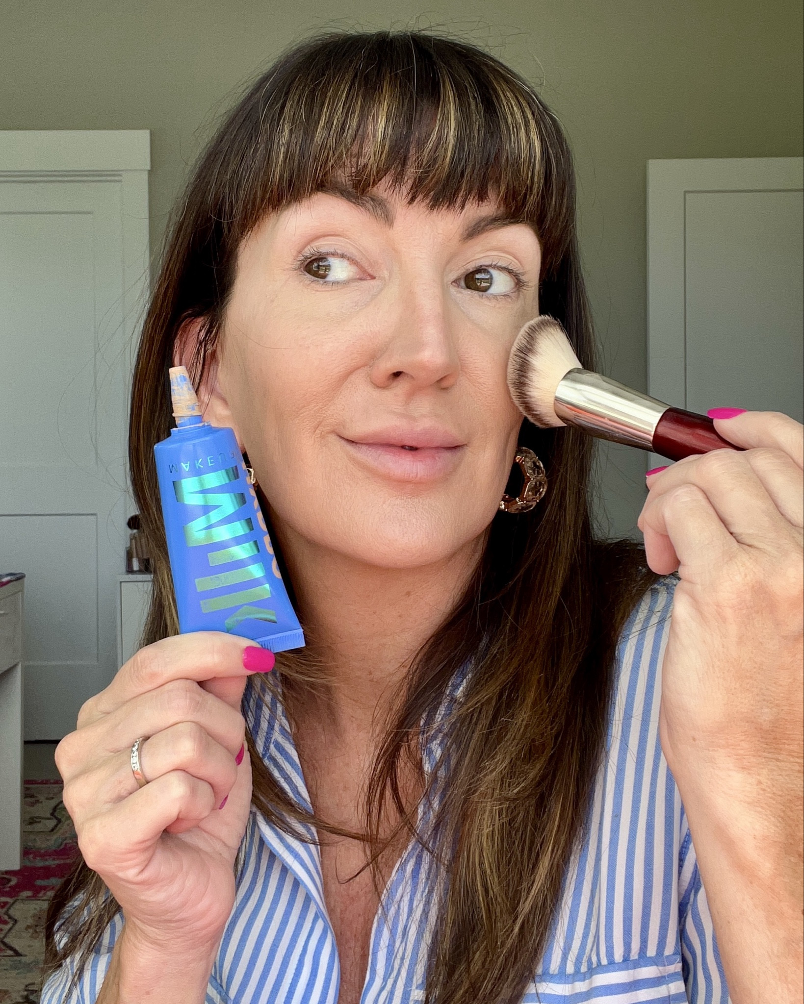 Swipe 👉🏼for the AFTER SKIN. // wearing shade 6 in this hydro gel tint. 

#LTKFindsUnder50 #LTKBeauty #LTKOver40