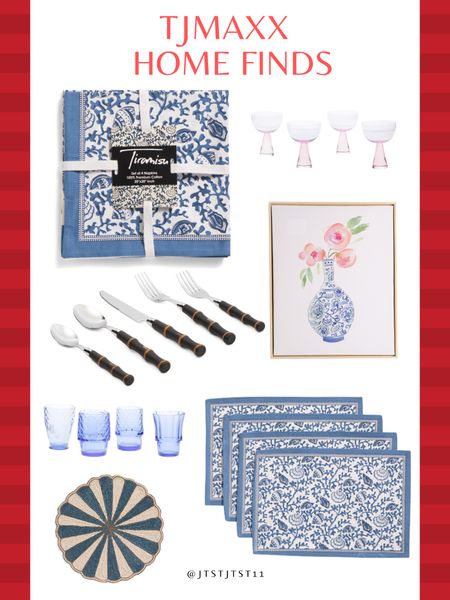 Tjmaxx has really cute blue and white home decor right now. All the way from placemats, plates, napkins and wall art! So affordable too!


#LTKFindsUnder50 #LTKFindsUnder100 #LTKHome
