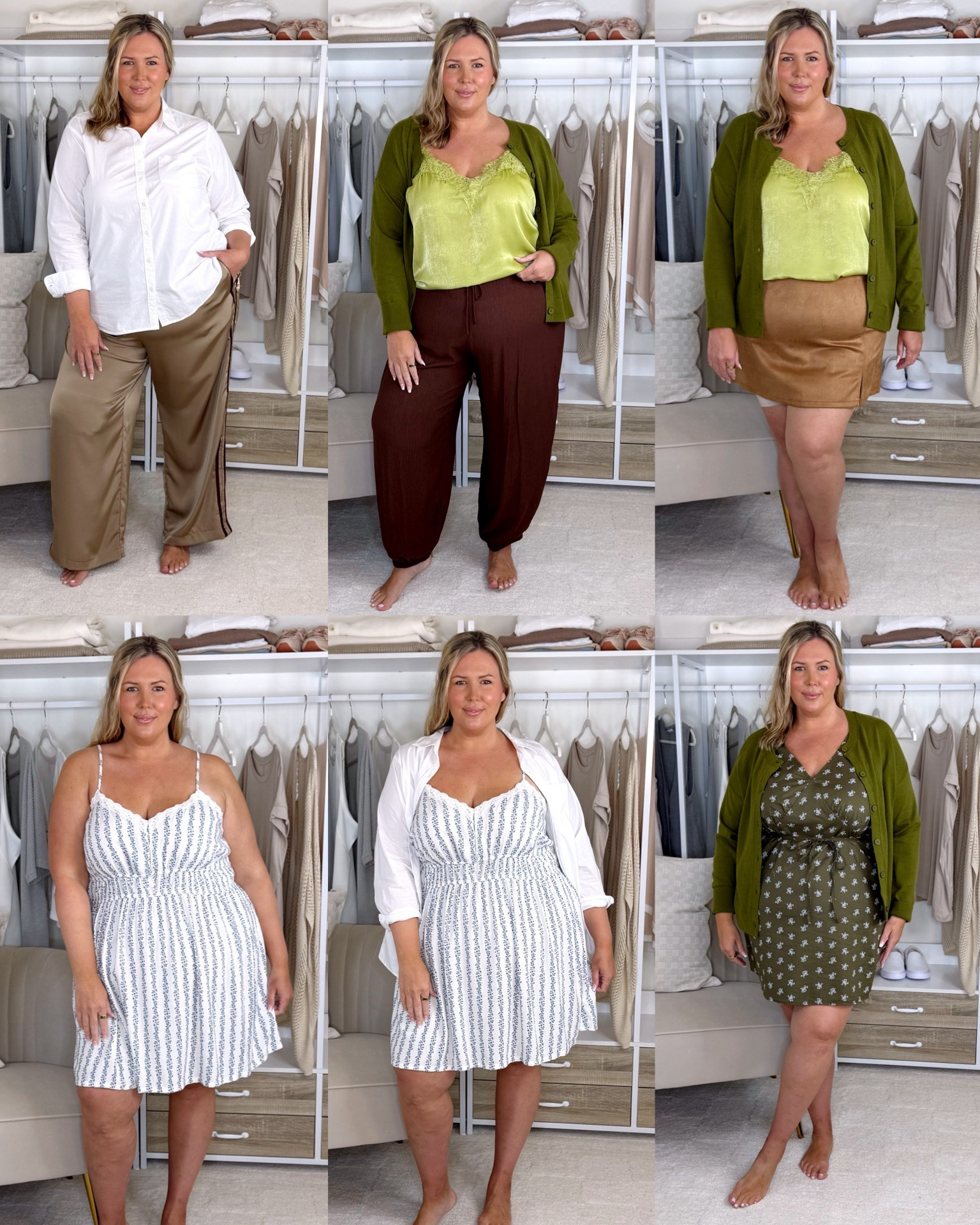 I let my step sister shop for me! I got a 2X in everything! The button up shirts were snug so I’d size up, the skirt was a little tight also. The green tank was big up top but tight in the hips. Plus size, outfit inspo, old navy, apron belly, mom life

#LTKSeasonal #LTKPlusSize #LTKMidsize