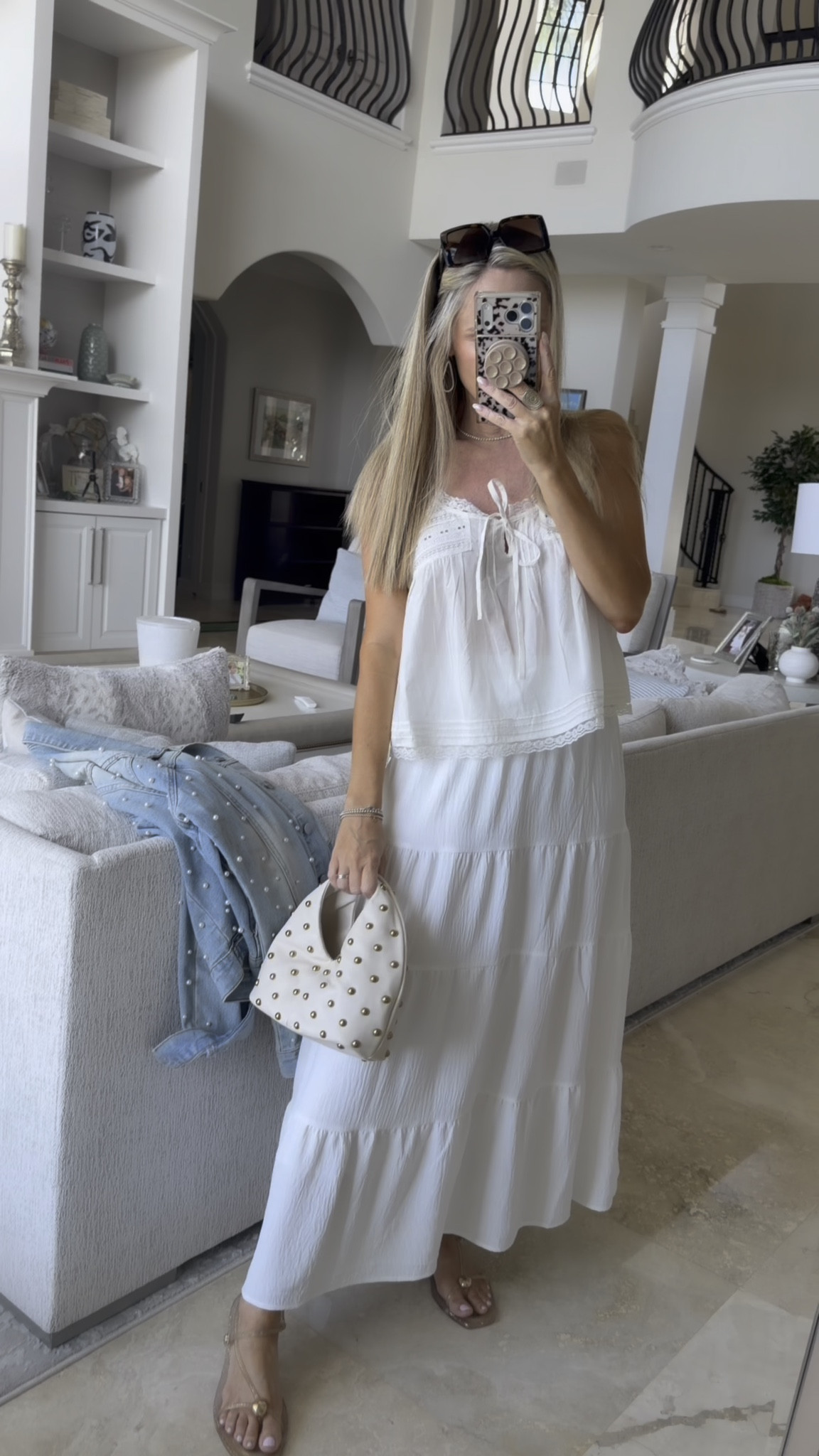 Beautiful Walmart top I’m absolutely loving so cute and perfect summer outfit wearing

#LTKootd #LTKgrwm #LTKOver40