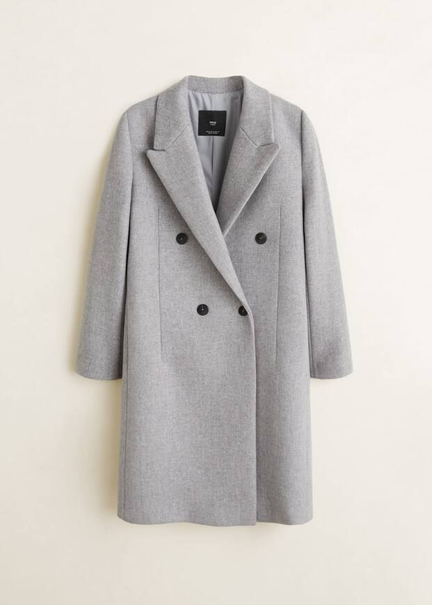 Structured wool coat | MANGO (US)