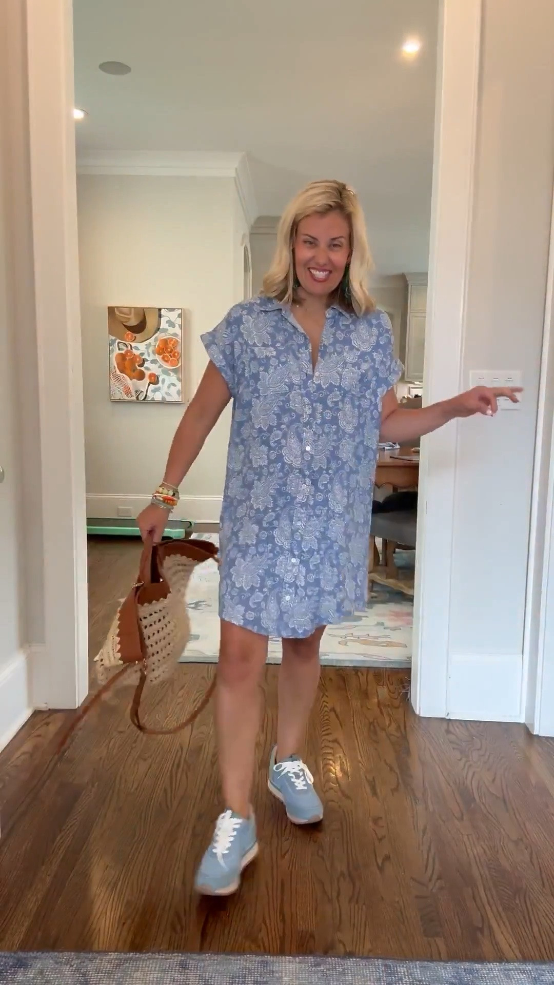 Such a cute dress!! This is a gauze material, which is so nice and lightweight. I’m in xs dress & 8 sneaker. 

*code Catherine20 at Allie + Bess

#LTKdayinmylife #LTKmomlife #LTKSaleAlert