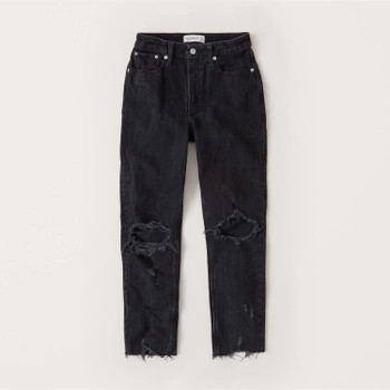 Curve Love High Rise Mom Jeans | Abercrombie & Fitch (US)