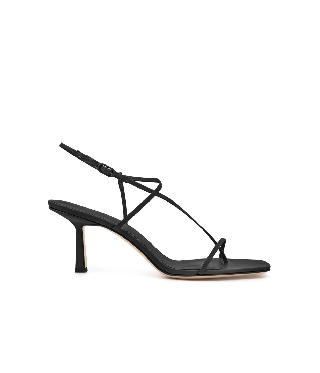 Cross Front Heel in Black | Mode Sportif