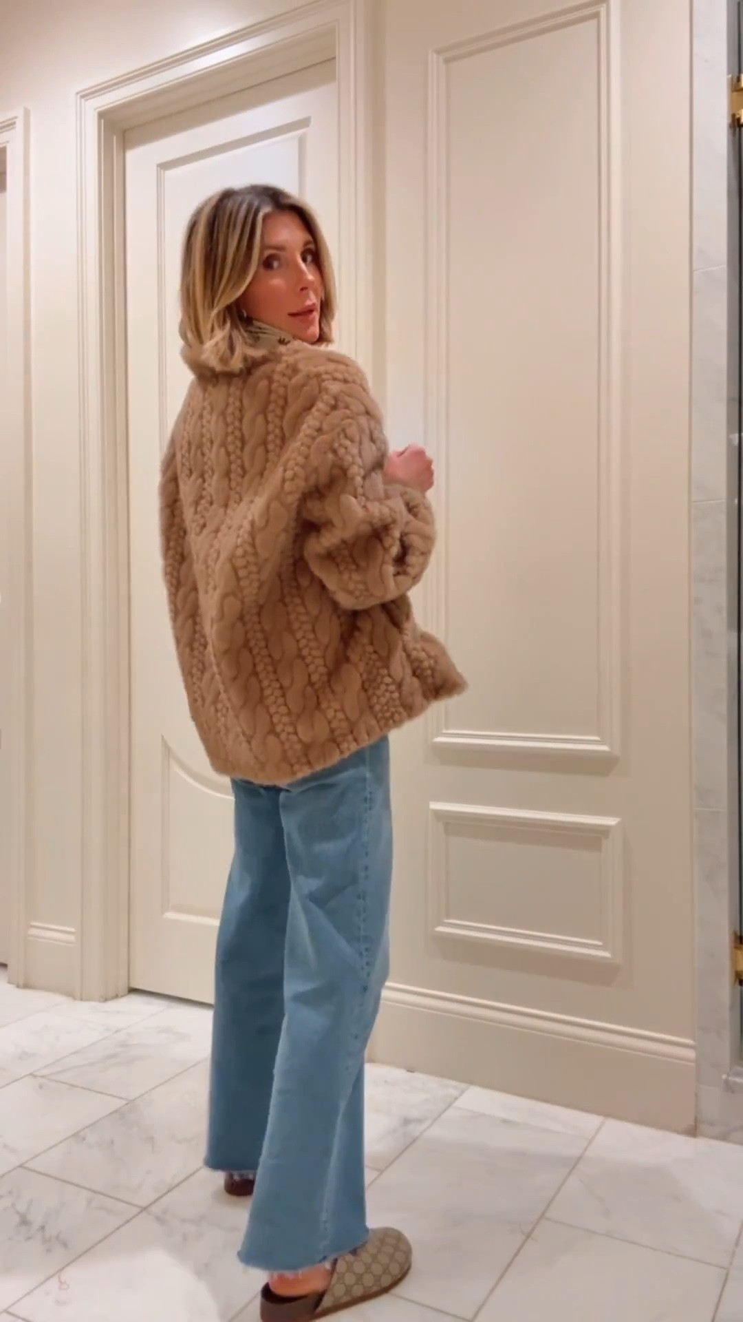 This gorgeous faux fur cardigan is a best seller this week. So chic and cozy.

#LTKootd #LTKgrwm