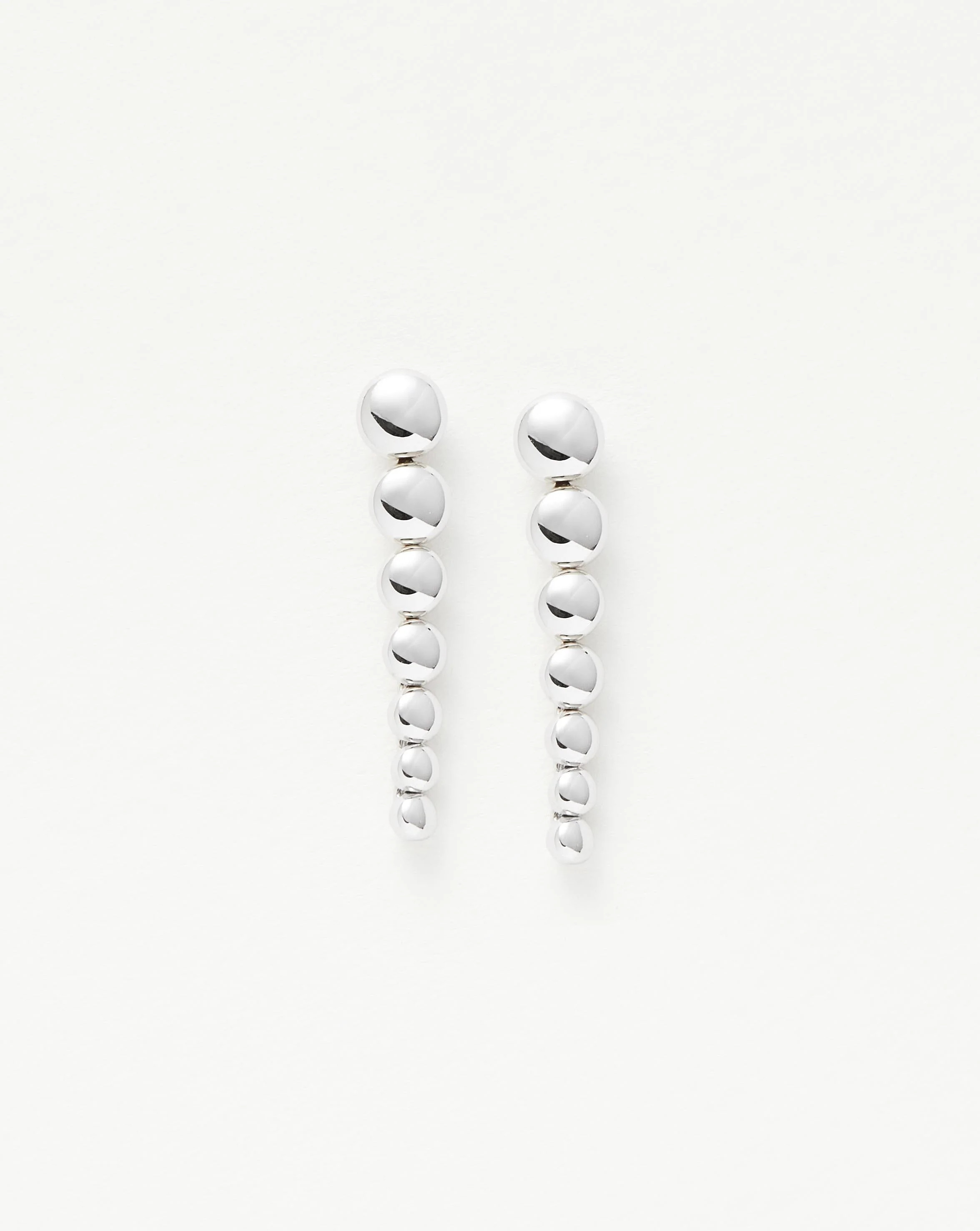 Articulated Beaded Drop Stud Earrings | Sterlin Silver Earrings | Missoma