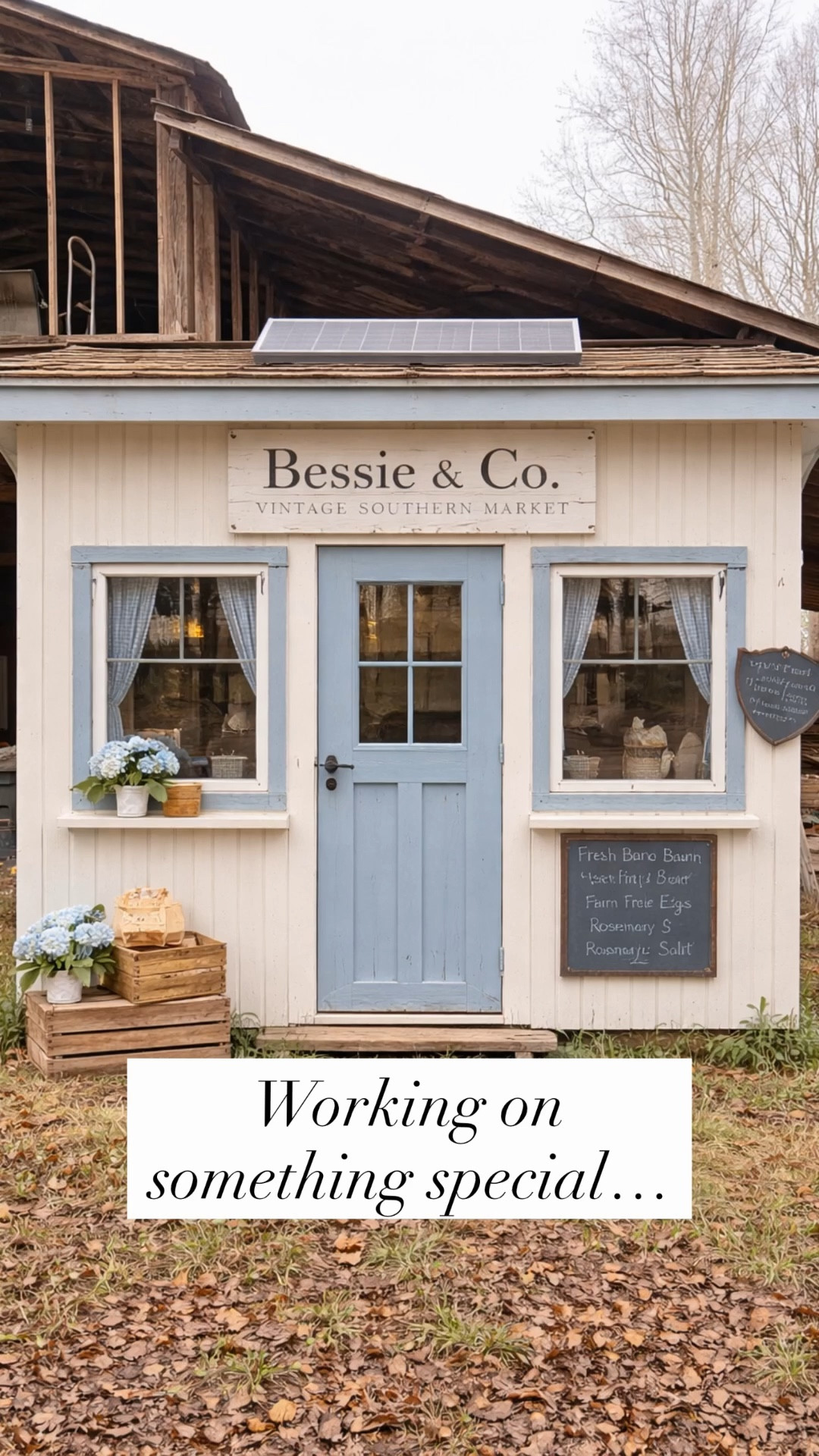 Something special is coming to Bessie & Co. 🤍
Rooted in legacy. Built with love. Right here at home.

Follow along for what’s next.

#southernrootsmodernplates #cozysouthernkitchen #vintagesouthernmarket #farmstandinspired #bessieandcompany

#LTKfoodie #LTKstorytime #LTKHome