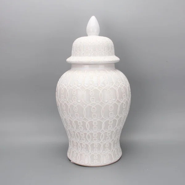 Gold Ceramic Ginger Jar | Wayfair North America