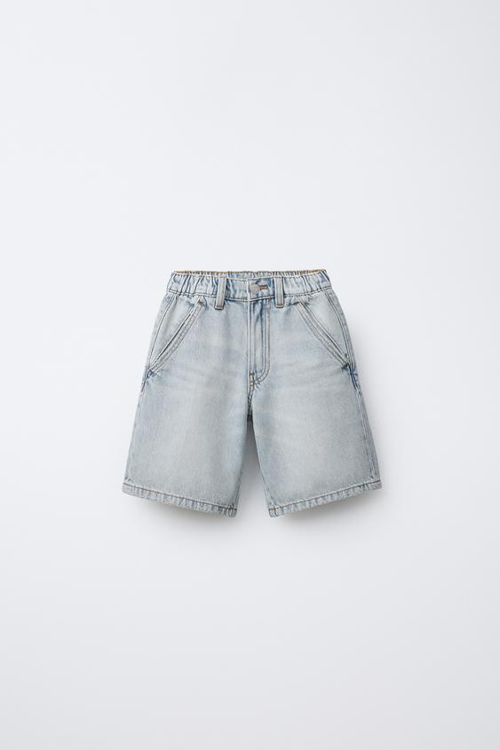 SLOUCHY DENIM SHORTS | Zara US