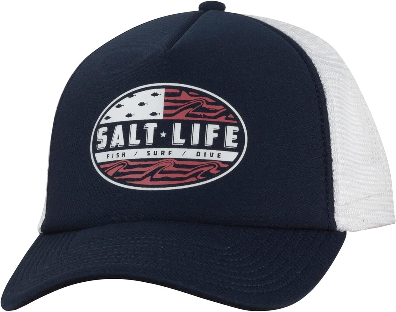 Salt Life Men's Amerifinz Trucker Hat | Amazon (US)