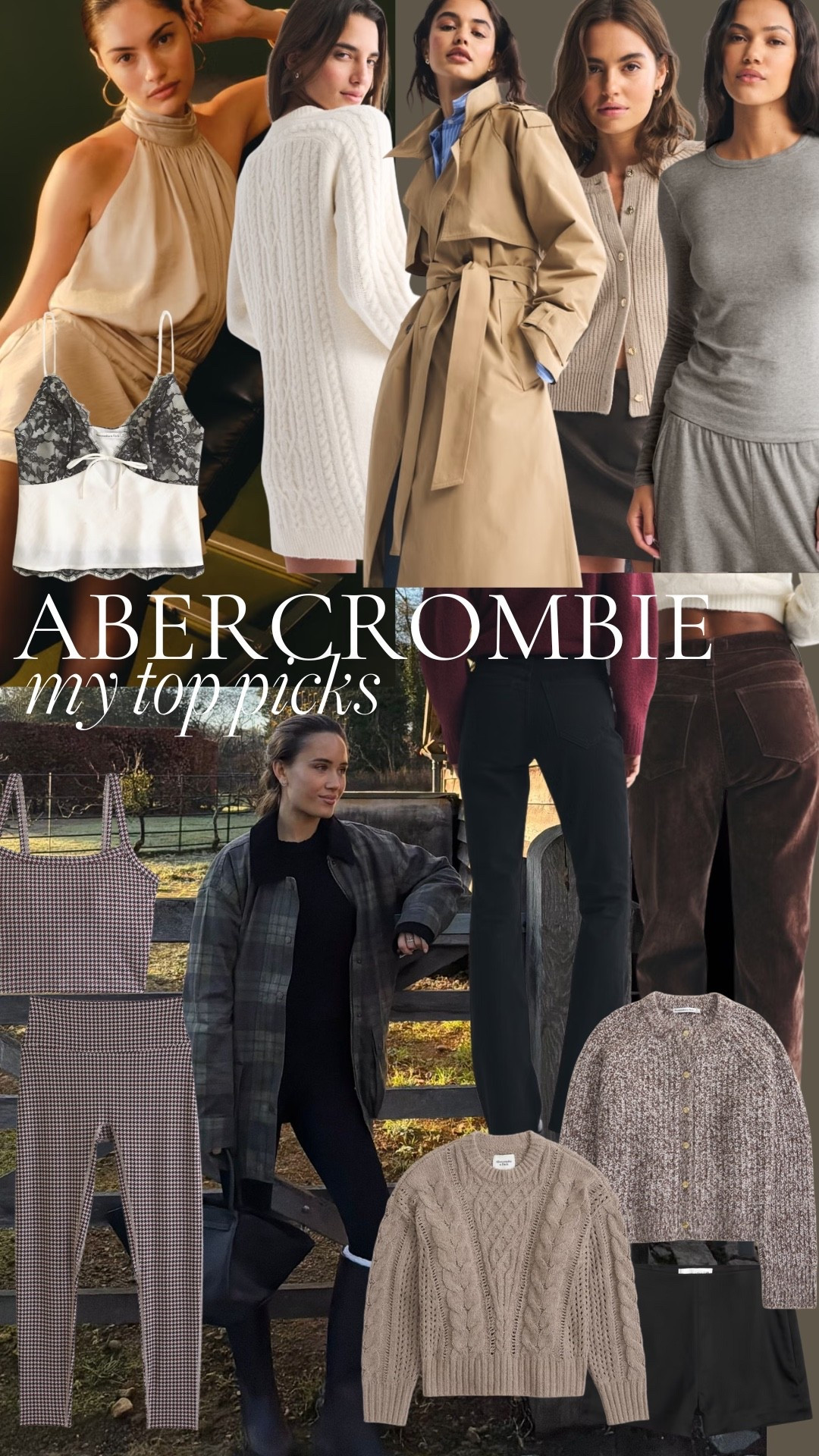 Abercrombie new in🤎 my favorite pieces of the new collection 

#LTKuk #LTKstyletip #LTKwinter
