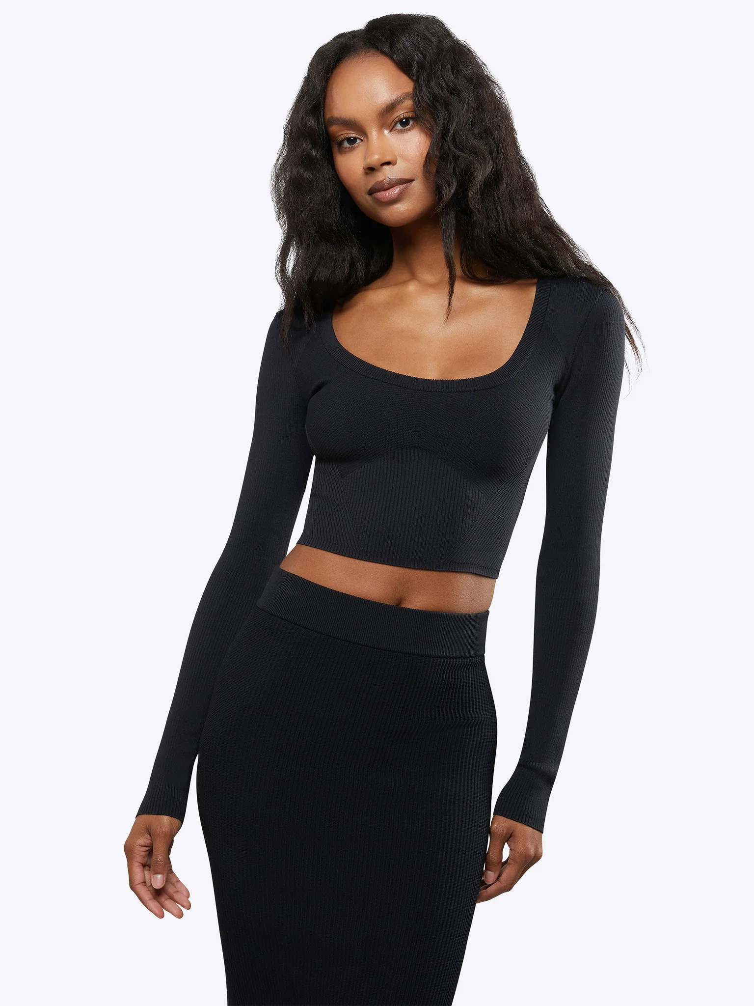 Coreflex™ Long Sleeve Scoop Neck | Cuts Clothing Inc.