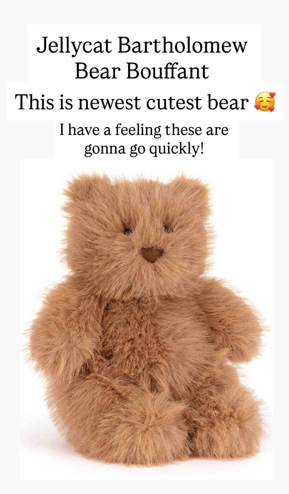 The new Jellycat bear

#LTKKids