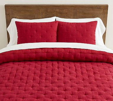 Everyday Linen Comfort Quilt | Pottery Barn (US)