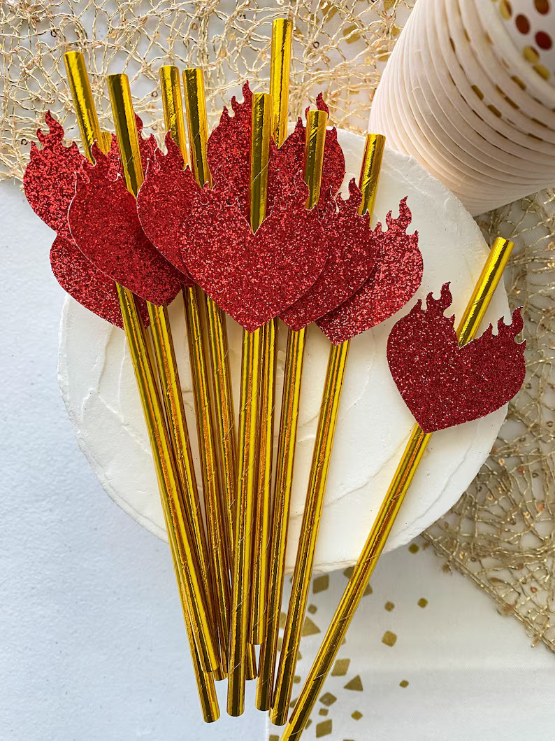 Match Made in Heaven / Perfect Match Bachelorette Party Straws / She Found Her Perfect Match Brid... | Etsy (US)