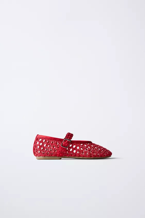 OPENWORK BALLET FLATS | Zara US