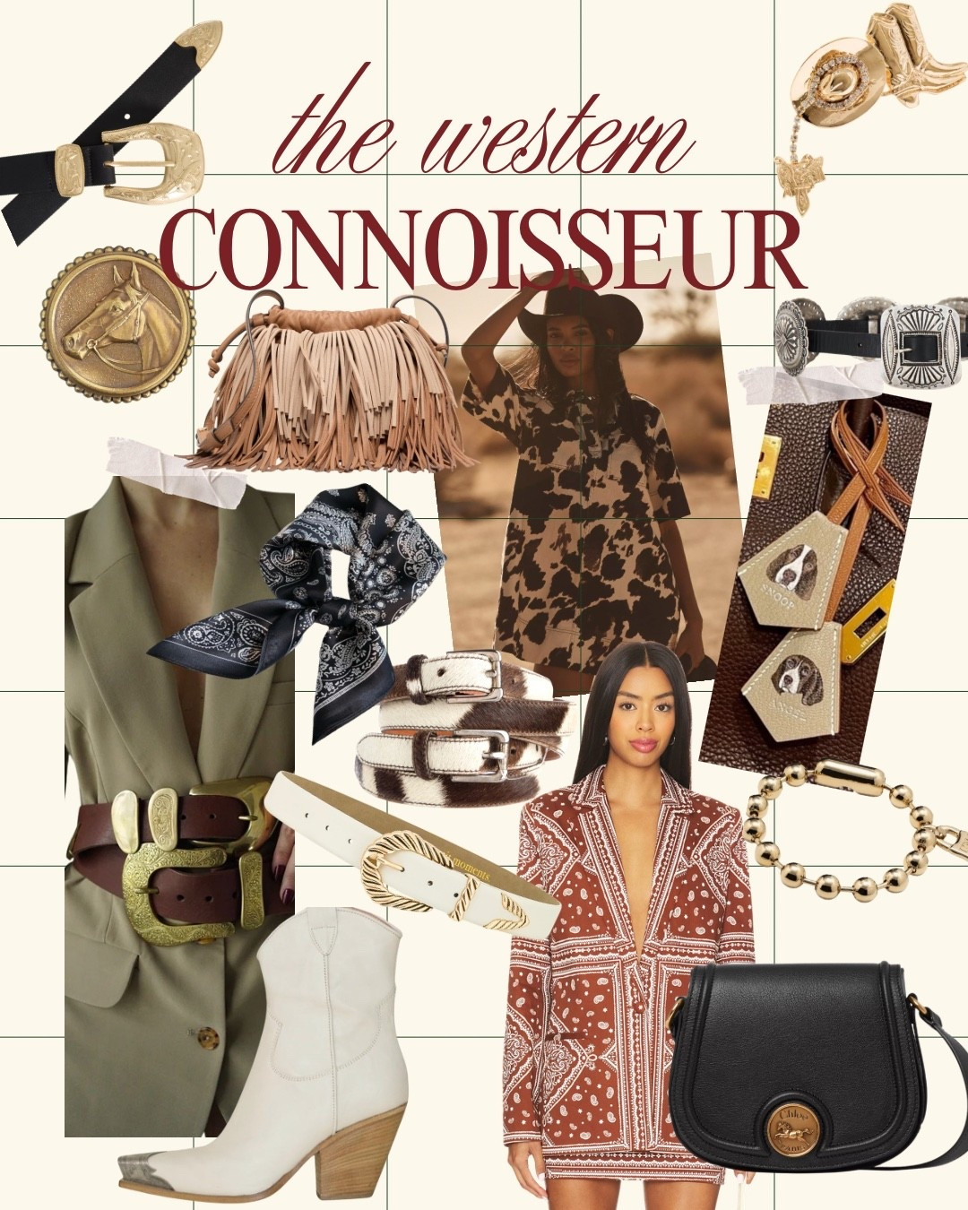 The Western Style #belt #boots #horse #west #bandana #scarf #purse #designer 

#LTKFindsUnder100 #LTKootd