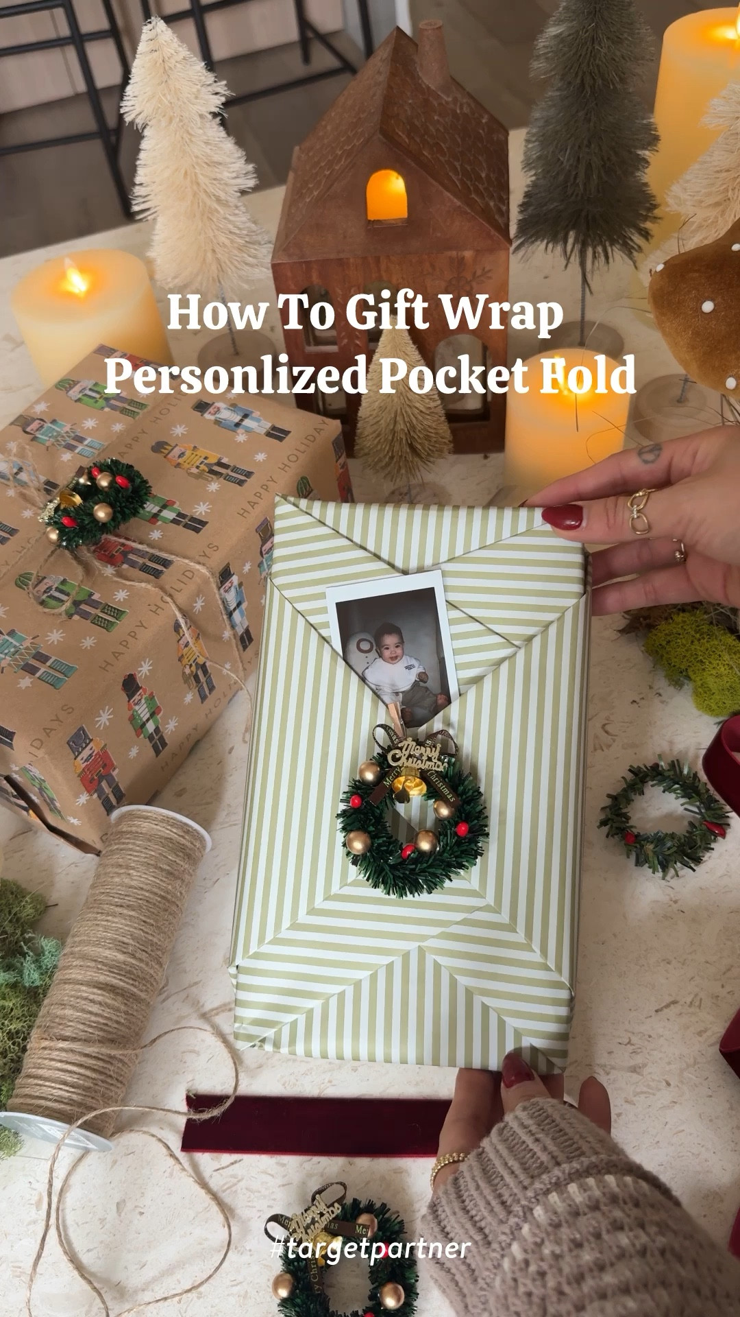 I’m all about those personal touches when it comes to gift wrapping! #ad 🎁✨ I used @Scotch Brand Gift-Wrap & Double-Sided Tape to create this custom pocket fold, perfect for slipping in a favorite photo or holiday card—no tape in sight, just a seamless, polished finish. @Target made it easy to grab everything I needed to make my holiday gifts extra special this year.  The best holidays start with Scotch Brand!
What do you think of this personalized touch?  #Scotch  #ScotchTape #Target #TargetPartner  


#LTKGiftGuide #LTKHoliday