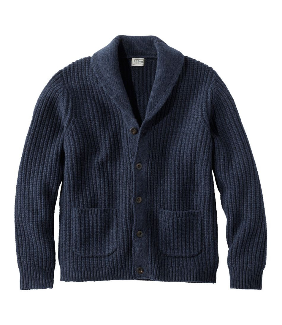 Men's L.L.Bean Classic Ragg Wool Sweater, Cardigan | L.L. Bean