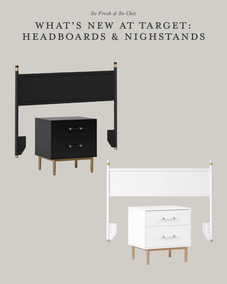 Super stylish full/queen headboards and matching nightstands from Target!
-
Threshold - black wooden headboard with gold details - white wooden headboard with gold details - white and gold nightstand - black and gold nightstand - affordable bedroom furniture - under $300 headboard 

#LTKkids #LTKhome