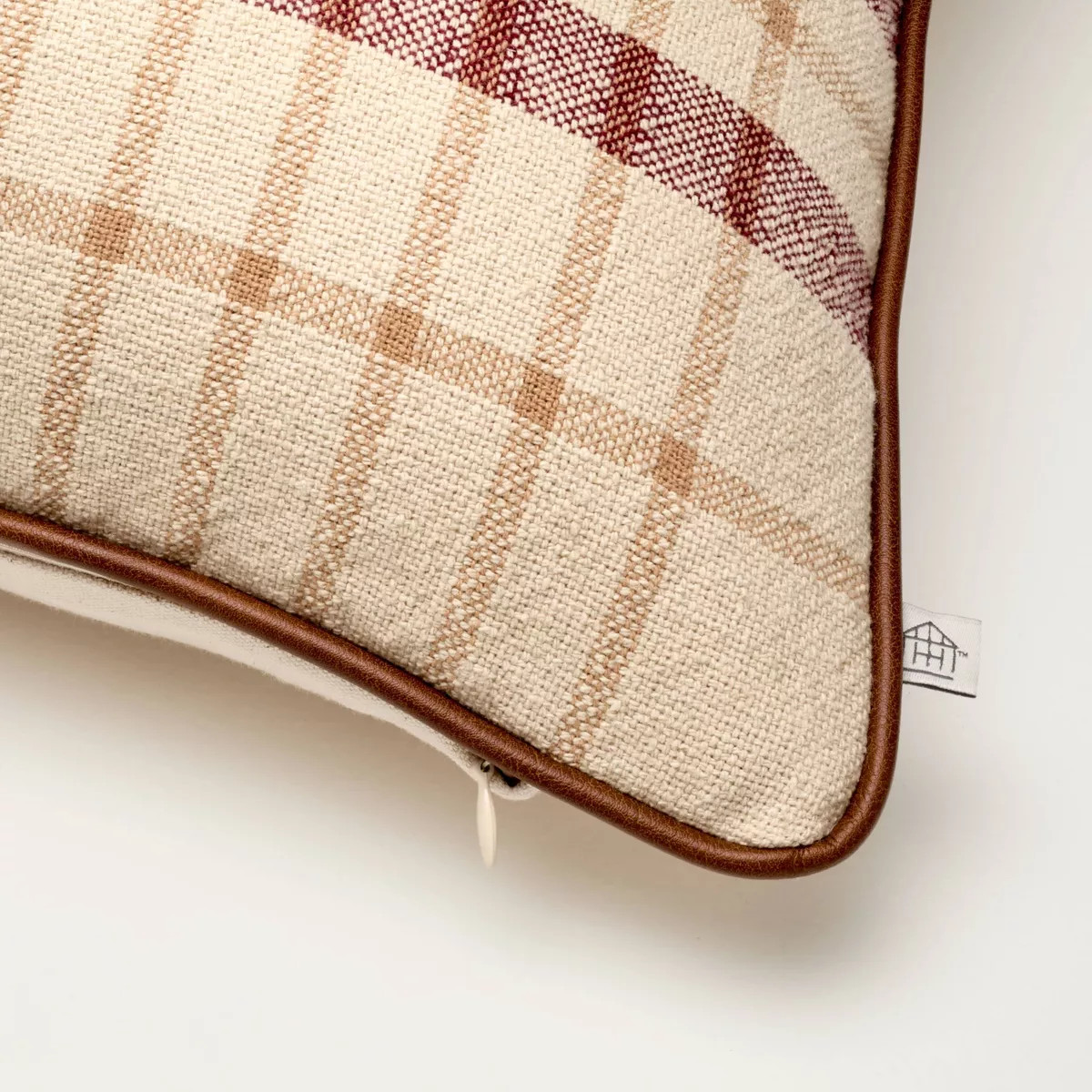 18"x18" Plaid Square Toss Pillow - Hearth & Hand™ with Magnolia | Target