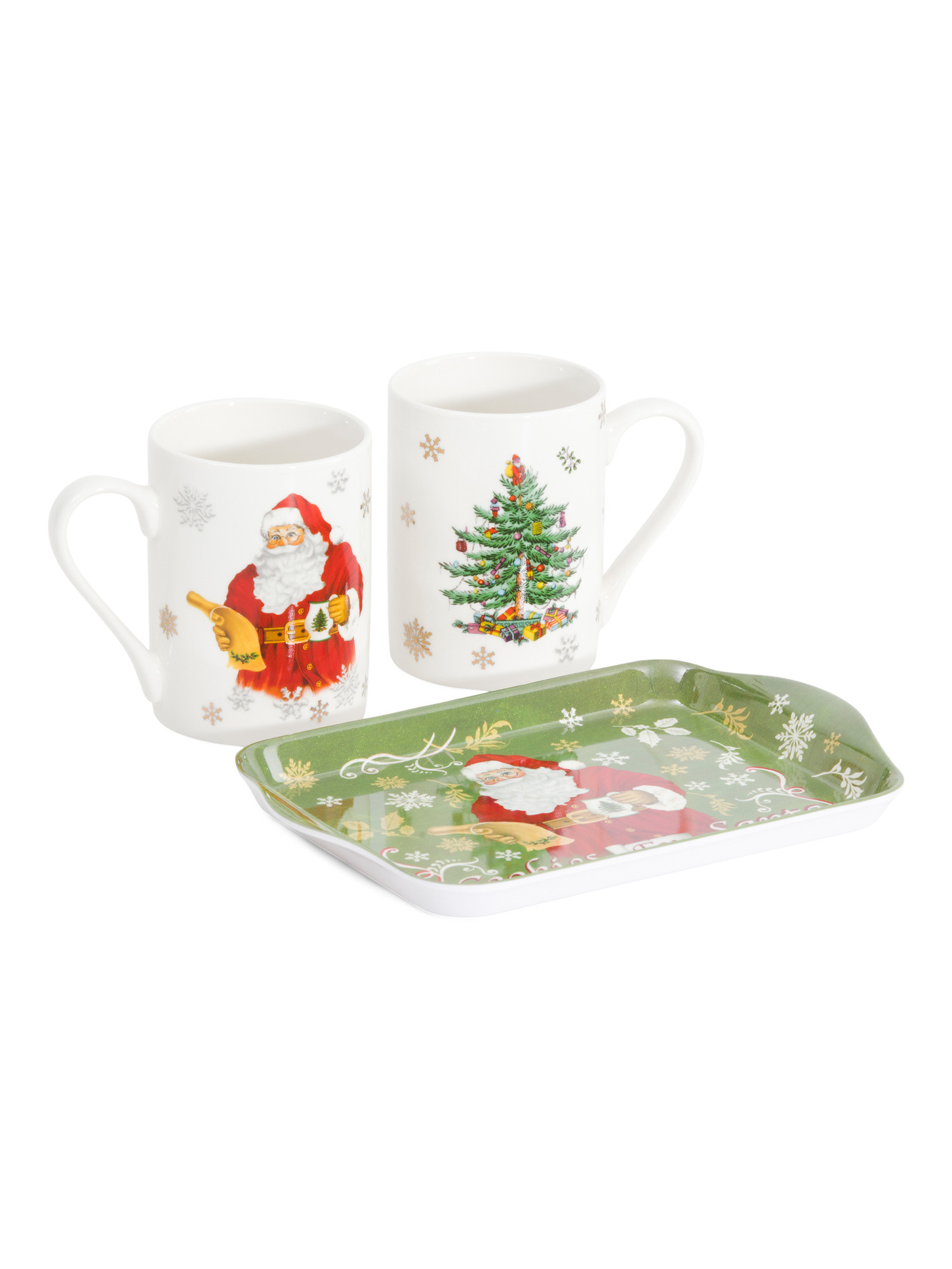 3pc Santa's Cookies Mug And Tray Set | Marshalls