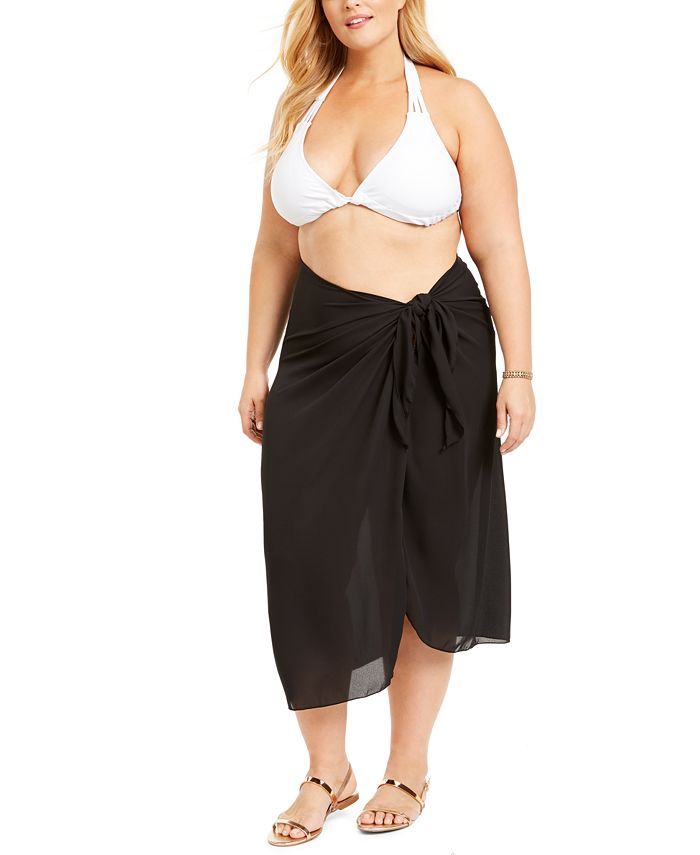Plus Size Summer Sarong Long Pareo Cover-Up | Macys (US)