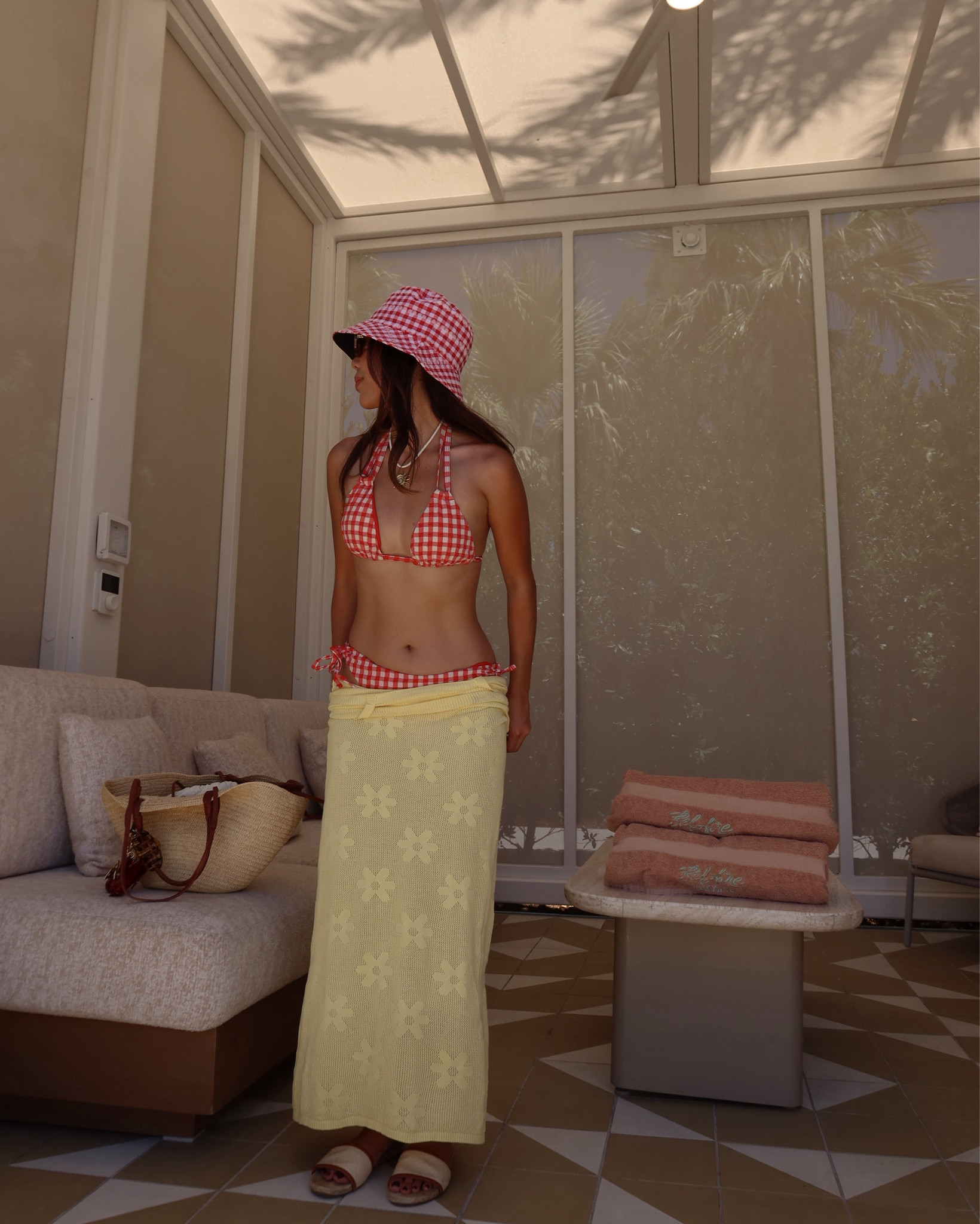 red gingham bikinis ❤️🌼