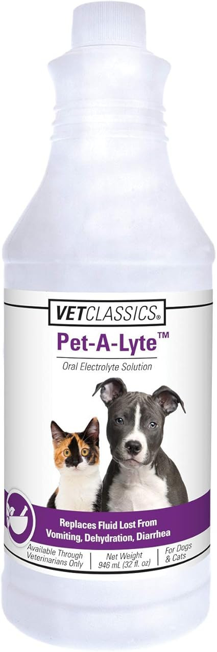 Pet-A-Lyte Oral Electrolyte Solution for Dogs and Cats – Helps Replace Fluids Lost from Pet Deh... | Amazon (US)