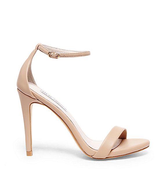 Ankle Strap Heels in White, Gold & Red | Steve Madden STECY | Steve Madden (US)