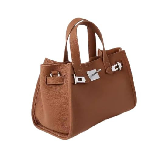 Urban Luxe Small – Long Strap Leather Crossbody (Brown) | Amazon (US)