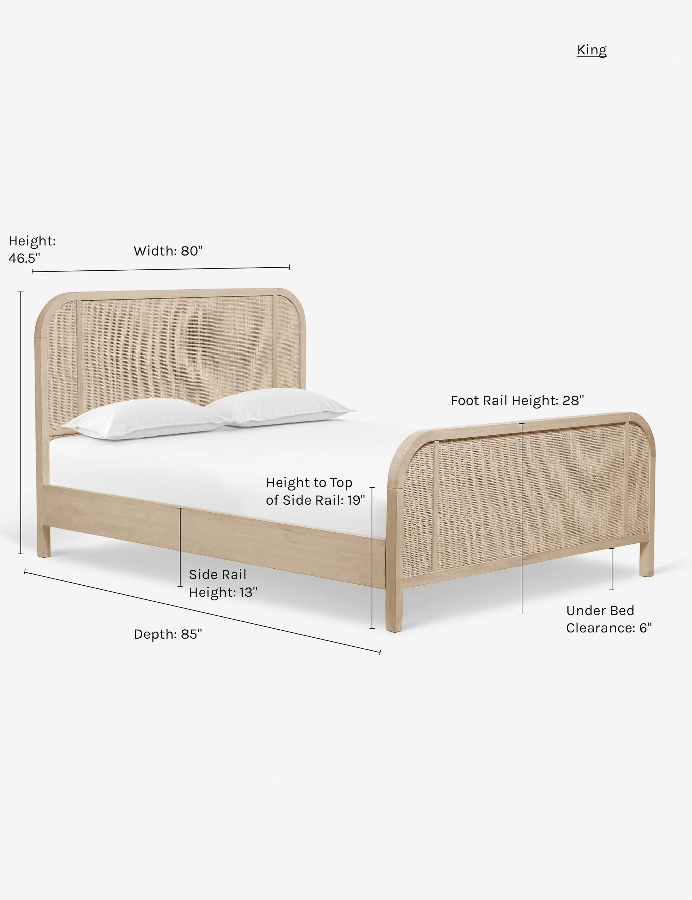 Brooke Platform Bed | Lulu and Georgia 