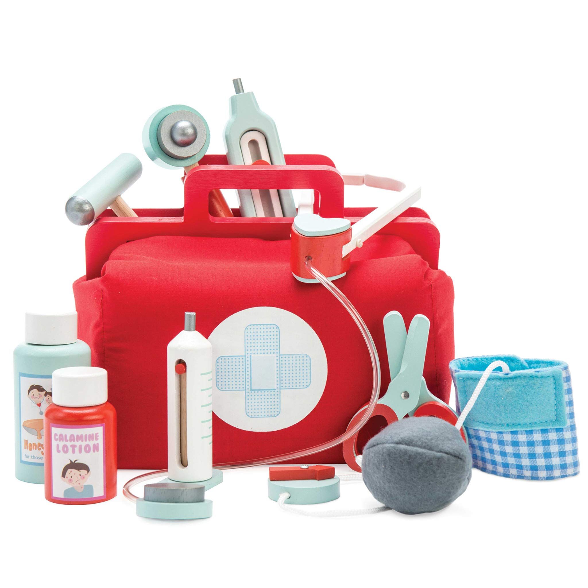 Le Toy Van - Kids Wooden Educational Pretend Play Honeybake Doctor's Medical Play Set Kit | Kids Pre | Amazon (US)