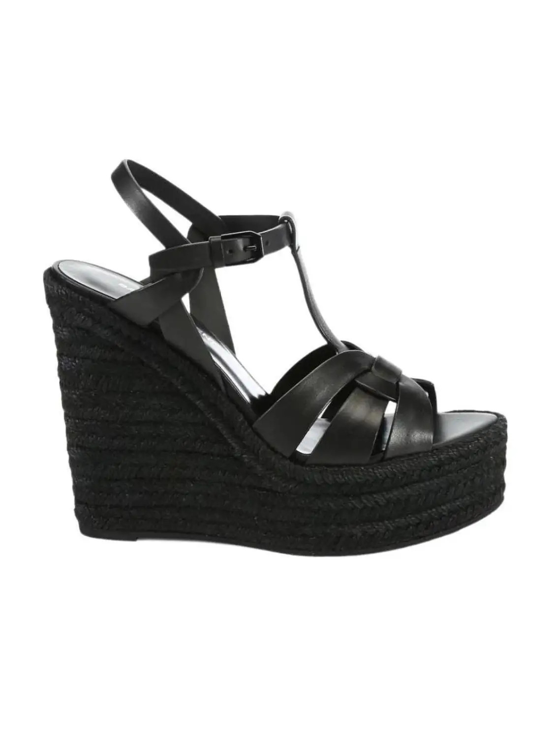 Saint Laurent Tribute Wedge Espadrilles | Senser US