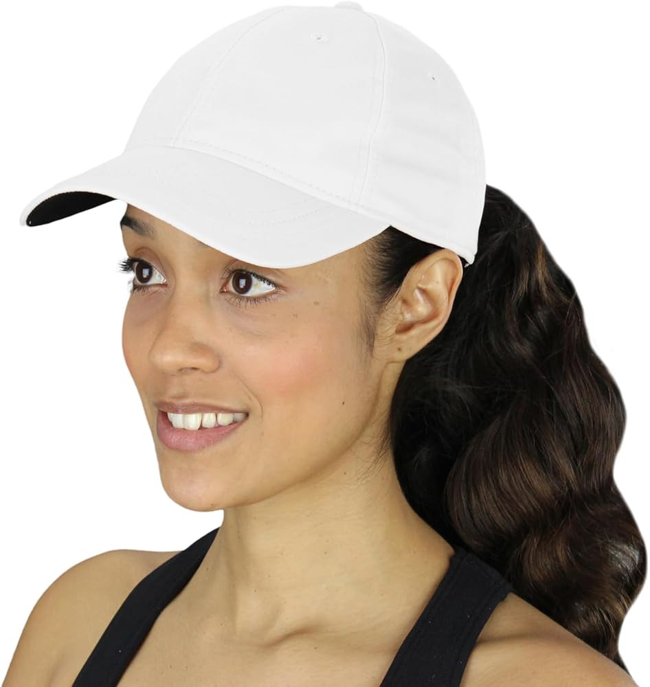 adidas Women's Performance Front Hit Relaxed White Hat (One Size Fits Most, White) | Amazon (US)
