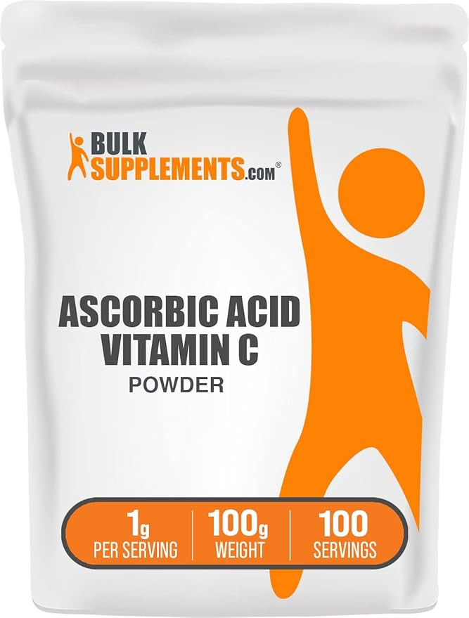 BulkSupplements.com Ascorbic Acid Powder - Vitamin C Supplement, Ascorbic Acid Food Grade - Powde... | Amazon (US)