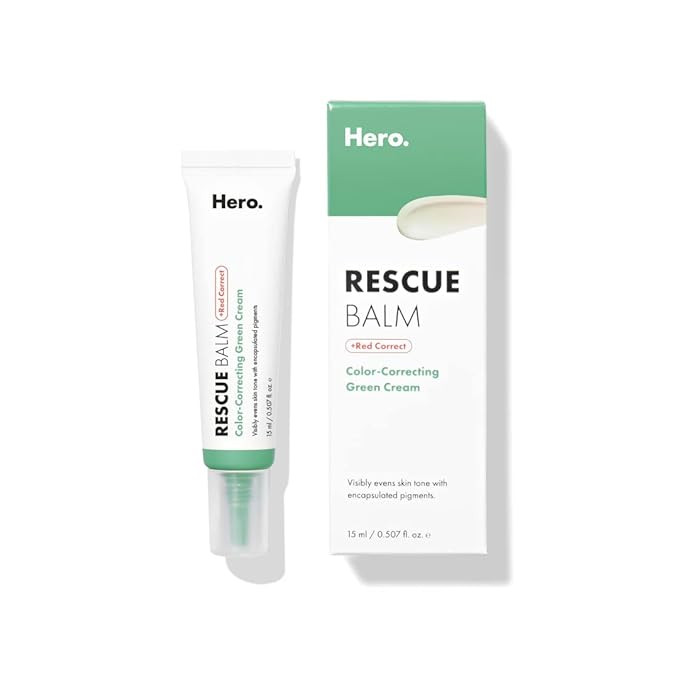 Hero Cosmetics Rescue Balm & Red Correct Post-Blemish Recovery Cream - Nourishing, Calming, Derma... | Amazon (US)