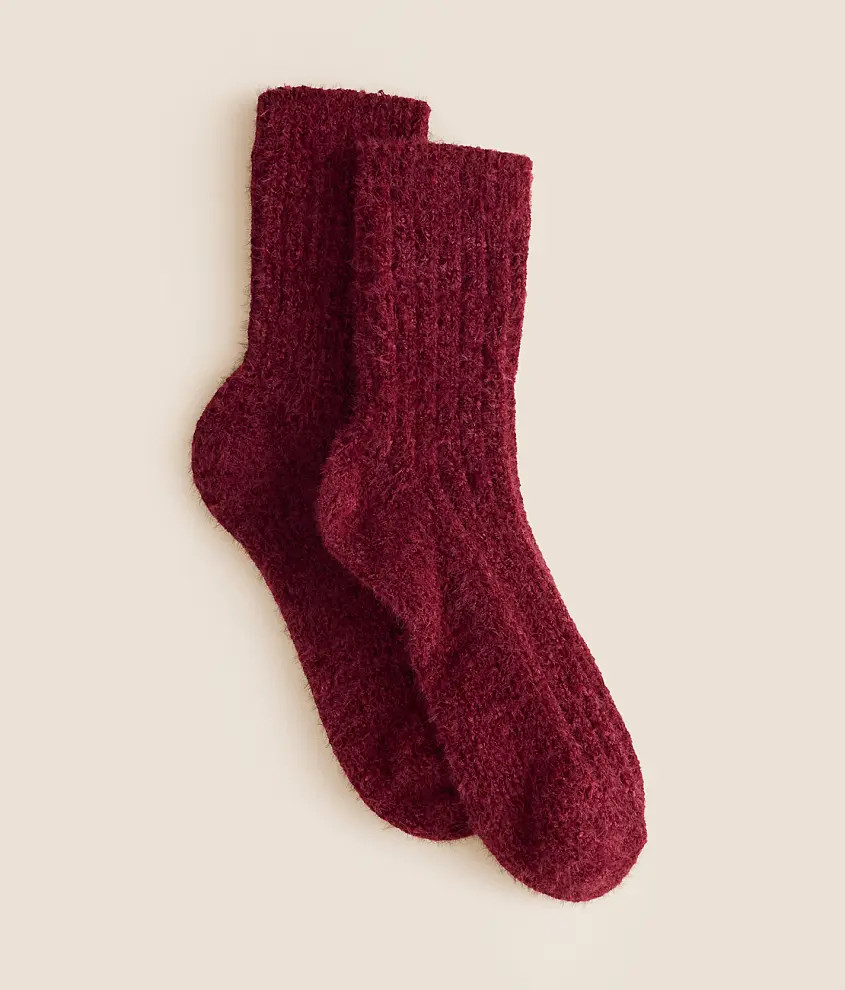 Eyelash Chenille Socks | Buckle