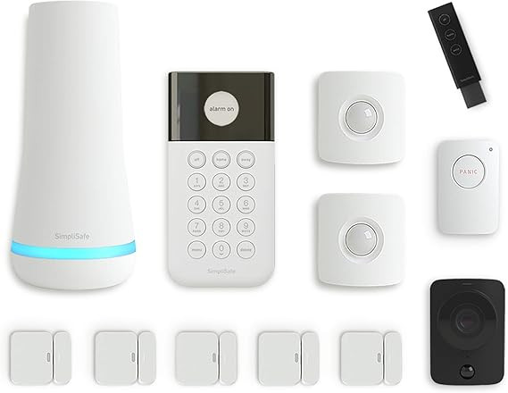 SimpliSafe 12 Piece Wireless Home Security System w/HD Camera - Optional 24/7 Professional Monito... | Amazon (US)